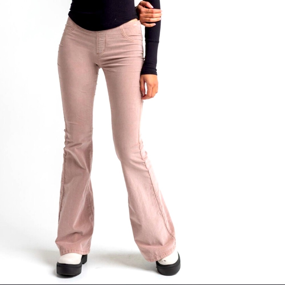 Free People corduroy pull on flare Pants